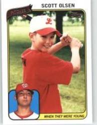 2010 Topps When They Were Young #SO Scott Olsen - Washington Nationals (Baseball Cards)