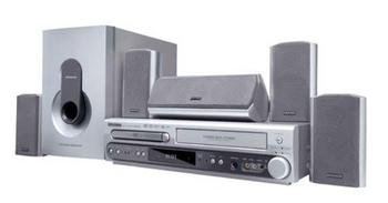 Electronics: Magnavox MRD500VR DVD and VCR 300 Watts Home Theater System