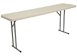 Outdoor Living : Blow Molded Plastic Folding Table 72' x 18' x 29' - DAD-YCZ-180-GG