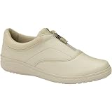 Grasshoppers Ladies Stretch Plus Zip Flat Shoes by Grasshoppers