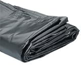 14' x 48' Heavy Duty Vinyl Tarp - 16 oz. - 20 Mil - Black - ReUsed Billboards!