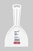 WARNER 60905 ECONOMY PLASTIC PUTTY KNIFE 4" FLEXIBLE (PACK OF 20)
