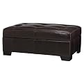 Storage Ottoman - Chocolate