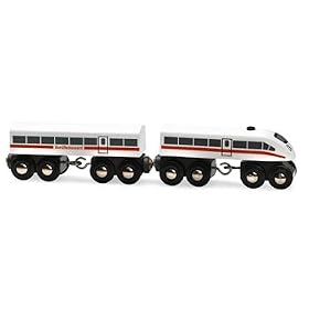 BRIO 33418 Wooden Railway System: High Speed Train with Sound