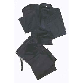 8oz Karate Uniform Black Size 00