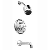 JADO 818 COMP CROSS PB TUB/SHOWER SET-BN