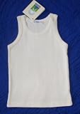 Organic Girls Tank T-Shirt in Natural