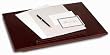 Wood Laptop Desk w/ Padded Bottom, Mission Cherry (Mission Cherry) (3 1/2"H x 19"W x 13 1/2"D)