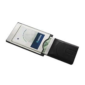 AmbiCom GPS Navigation Receiver CF Card with PC Card Adapter