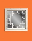 IMAGE OF Square Mirror - Antique White
