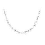 Sterling Silver 060 Gauge Figaro Chain Necklace, 30 Reviews 31MJgN3KE9L. SL160 Sterling Silver 060 Gauge Figaro Chain Necklace, 30 Reviews