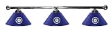 Seattle Mariners Pool Table Light - Chrome Bar