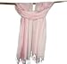 Soft and Silky Beautiful Viscose Pashmina Babypink Shawl/ Wrap 28" X 78"