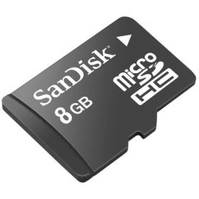 SanDisk 8GB MicroSD Card  ( SDSDQ 008G A11M)