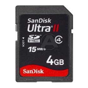 SanDisk Ultra Secure Digital Card (SDHC) CLASS 4 - 4GB