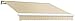 Awntech 16-Feet MAUI-LX Manual Retractable Acrylic Awning, 120-Inch Projection, Yellow/Gray