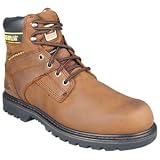 Caterpillar Mens Salvo 6 WP Boot Dark Brown Work shoe at Caterpillar