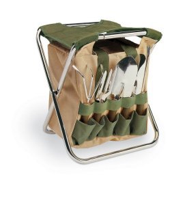 Gardener - Seat With 5Pc Garden Tool Kit