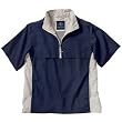 Men's Ace Short Sleeve Windshirt For the Golf Enthusiast (Navy/White Sand)