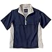 Men's Ace Short Sleeve Windshirt For the Golf Enthusiast (Navy/White Sand)