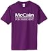 McCain For President on 100% Heavy Cotton T-Shirt in 32 Colors
