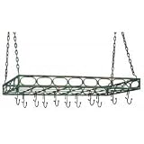 Review Stacks and Stacks  / Hanging Pot Rack - Rectangle - Verde (Verde) (36