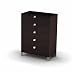 South Shore 3259035 Cakao Collection 5-Drawer Chest, Chocolate