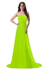 Cocktail Spaghetti Strap Chiffon Lace-Up Applique Evening Dress/Homecoming Dress/Bridesmaid Dress/Pageant Dress/Prom Dress/Quinceanera Dress/Party Dress/Wedding Dress 