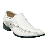 Stacy Adams Men’s Rook Bicycle Toe Slip-On,White,11.5 M US