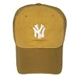 MLB NEW YORK YANKEES MUSTARD KHAKI BROWN HAT CAP ADJ