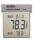 Extech 401016 Big Digit Window Thermometer Degrees F