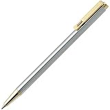Zebra Mini Ballpoint Pen T-5, Black Ink, Silver with Gold Accent (T-5)
