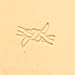 Barbed Wire Rope Leather Stamp BW2 1/2