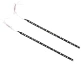 2pcs 12" 15-SMD LED Flexible Strip Lights with 3M adhesive tape - Green