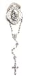 Metal Rosary with Case - Carmen - 3mm Beads - 14in. Chain - IMPORTED FROM ITALY