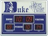 Duke Blue Devils 14x19 ScoreBoard/Clock/Therm