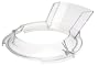 KitchenAid KPS2CL Pouring Shield for 4-1/2 and 5-Quart Stand Mixers