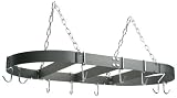 Calphalon Kitchen Essentials 18-Inch by 36-Inch Hanging Oval Pot Rack