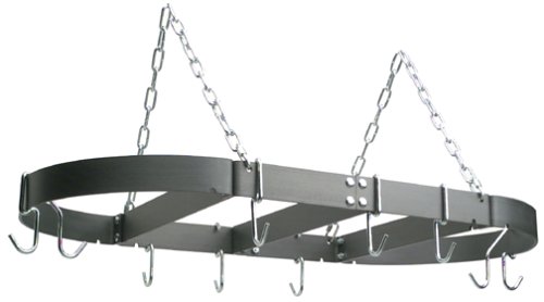 Calphalon Kitchen Essentials 18-Inch by 36-Inch Hanging Oval Pot Rack