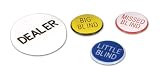 Professional Texas Hold'em Dealer Button Set