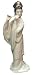 Chinese Lady Musician with flute - 8"H - oriental ceramic figurine