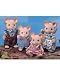 Calico Critters Norwood Mouse Family