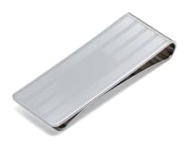 Sterling Silver Money Clip w/Engraved  Design