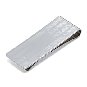 Sterling Silver Money Clip w/Engraved Design by Money Clips