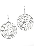 Star Studded Hoop Earrings