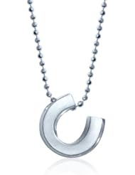 Alex Woo "Little Luck" Sterling Silver Horseshoe Pendant Necklace, 16"