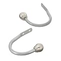 Nickel Ball Drapery Holdback Set