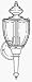 Cooper Lighting #MBL210PB PB Motion Carr Lantern