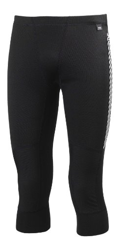 Helly Hansen Herren Unterw&auml;sche NEW 3/4 PANT, BLACK, XS Preisvergleich