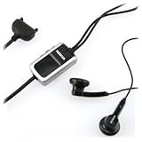 Black and Silver Stereo Headset with On/Off Switch for Nokia E60 / E61 / E6 ....